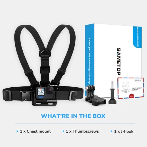 Chest Mount Strap Harness for Action Cameras K758