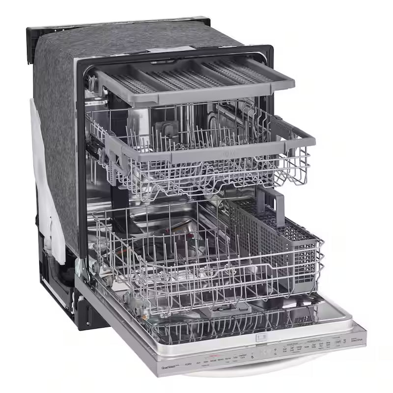 Stainless Steel Top Control Dishwasher with Towel Bar I37920