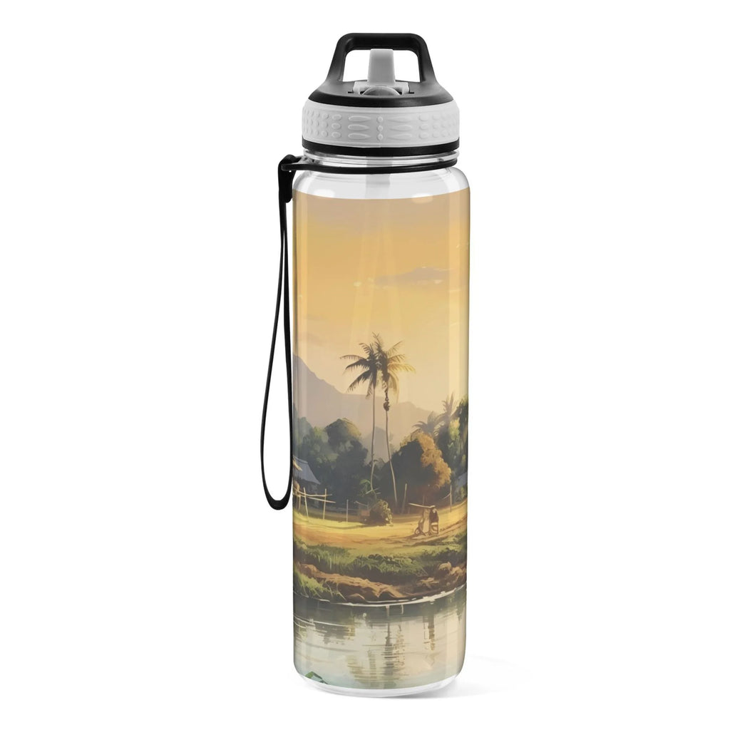 32oz Tritan Clear Water Bottle with Straw A399
