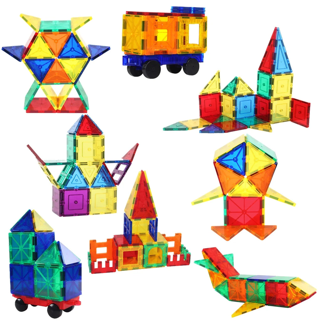 Magnetic Building Blocks Tile Set, 100pc G1324