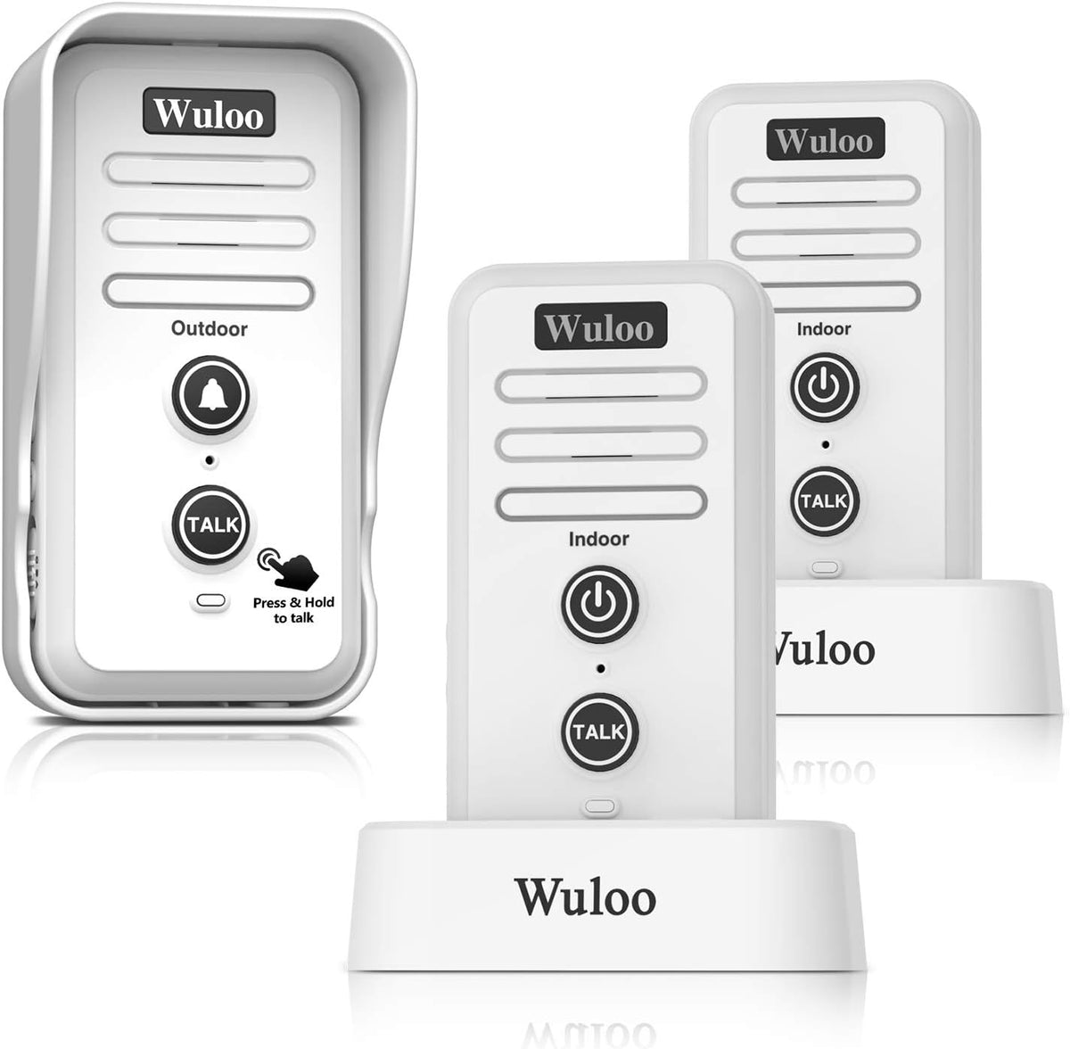 Wireless Intercom Doorbell Chime White D47867
