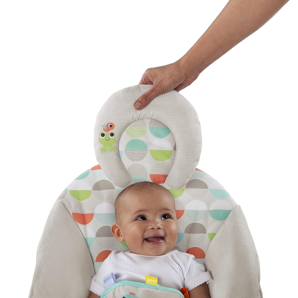 Baby Bouncer Infant Seat with Vibrations, Music, Removable Toy Bar L28866