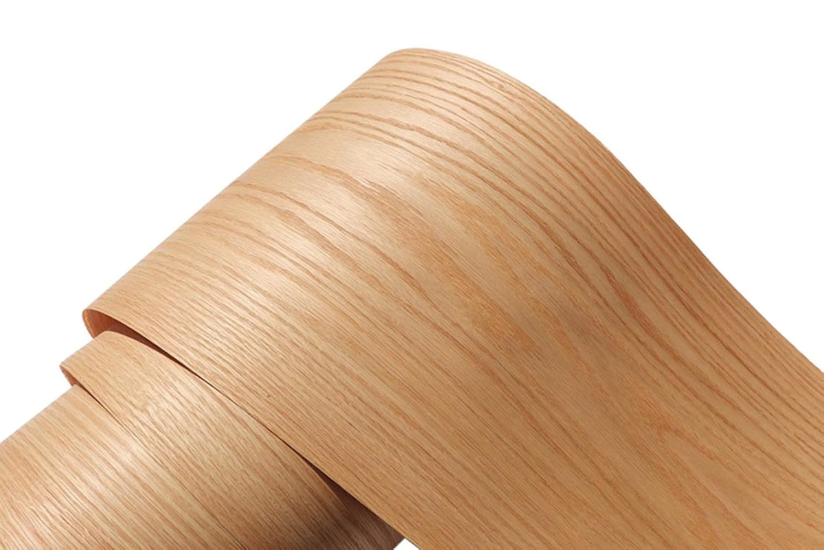 Red Oak Thin Wood Veneer Sheets, 7.8 Inch Wide x 98 Inch Long G163