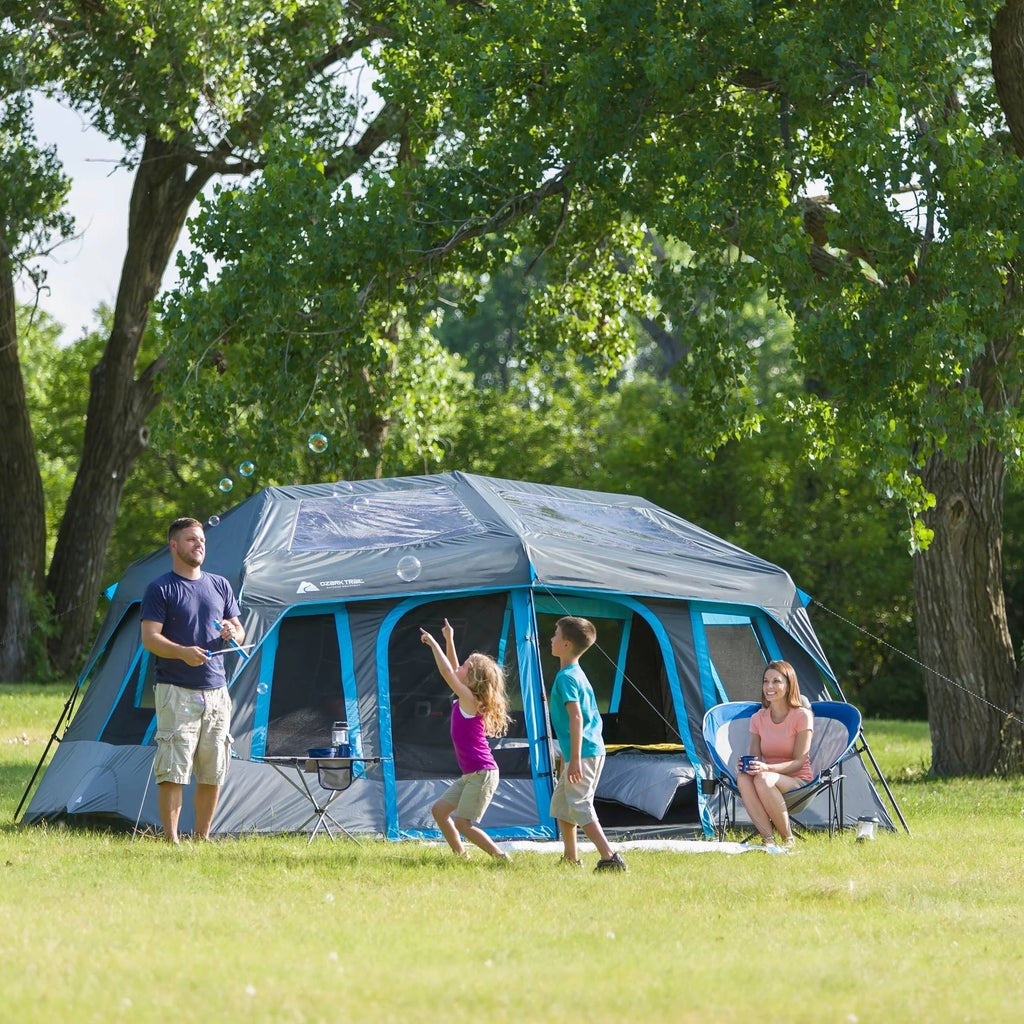 14'x10' 10-Person Dark Rest Instant Cabin Tent J196182