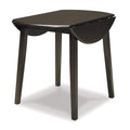 Dark Brown Drop Leaf Dining Table L1558
