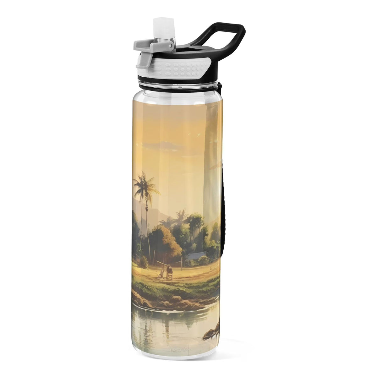32oz Tritan Clear Water Bottle with Straw A399