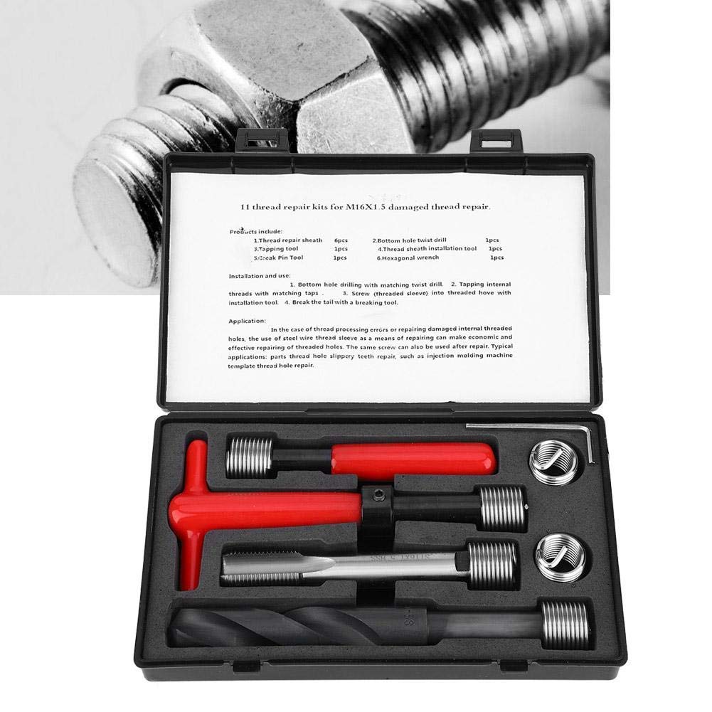 11PCs Stainless Steel Thread Repair Insert Kit T512