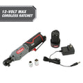 12V Max Lithium-Ion Cordless 3/8-Inch Ratchet with Battery and Charger J564475