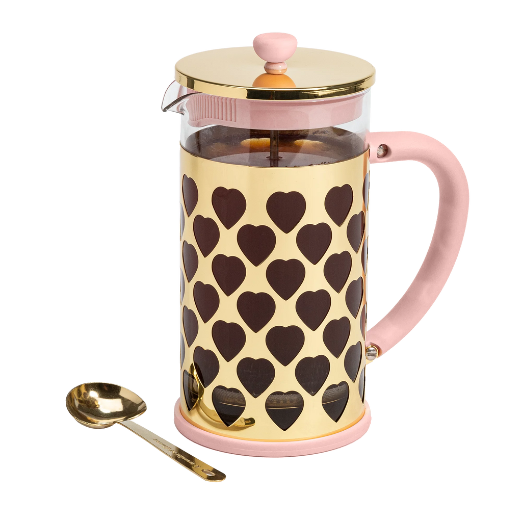 Pink French Press Coffee Maker 34 Ounce C303