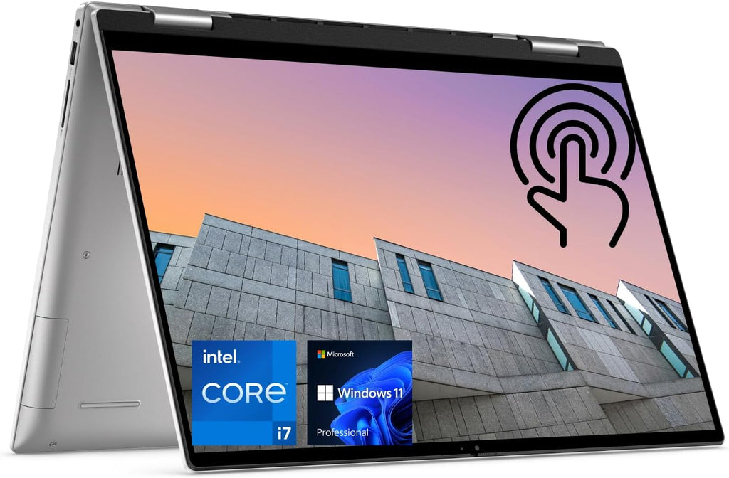16" 2-in-1 Laptop, FHD+ Touchscreen, Intel Core i7-1360P, 16GB DDR5 RAM, 2TB PCIe SSD, Silver Q7060
