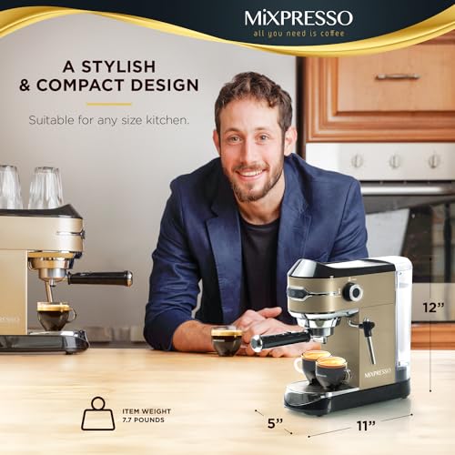 15 Bar Espresso Machine with Milk Frother Steam Wand Q2964