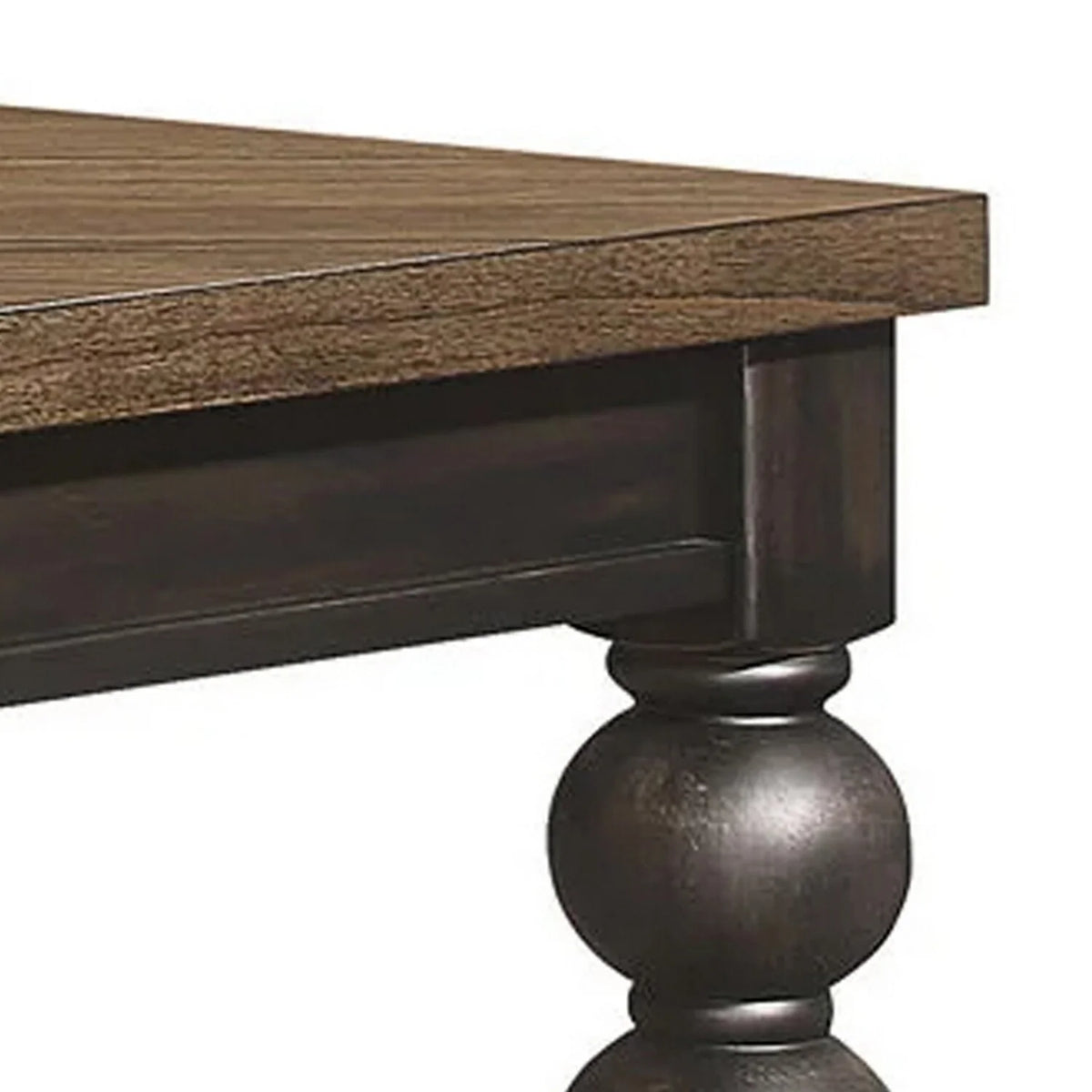 Brown Extendable Wood Dining Table W775601