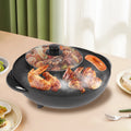 2 in 1 Electric Hot Pot Grill Cooker 1350W H93656