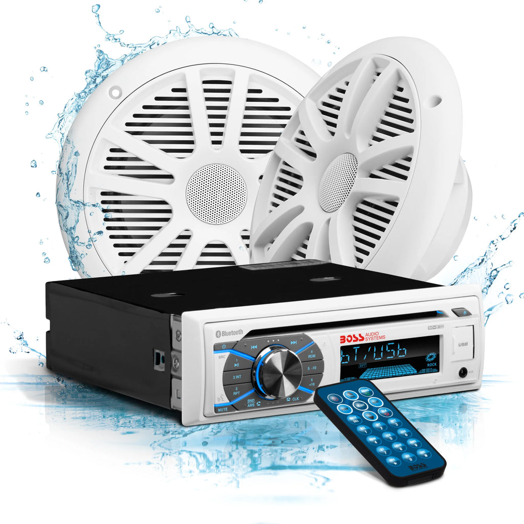 Marine Receiver and 6.5 Inch Full Range Speakers L433