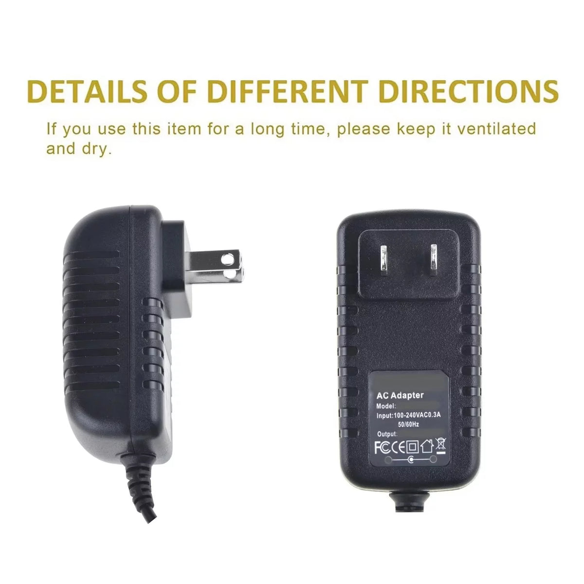 AC / DC Adapter Power Supply Cord Cable Wall Charger P77218