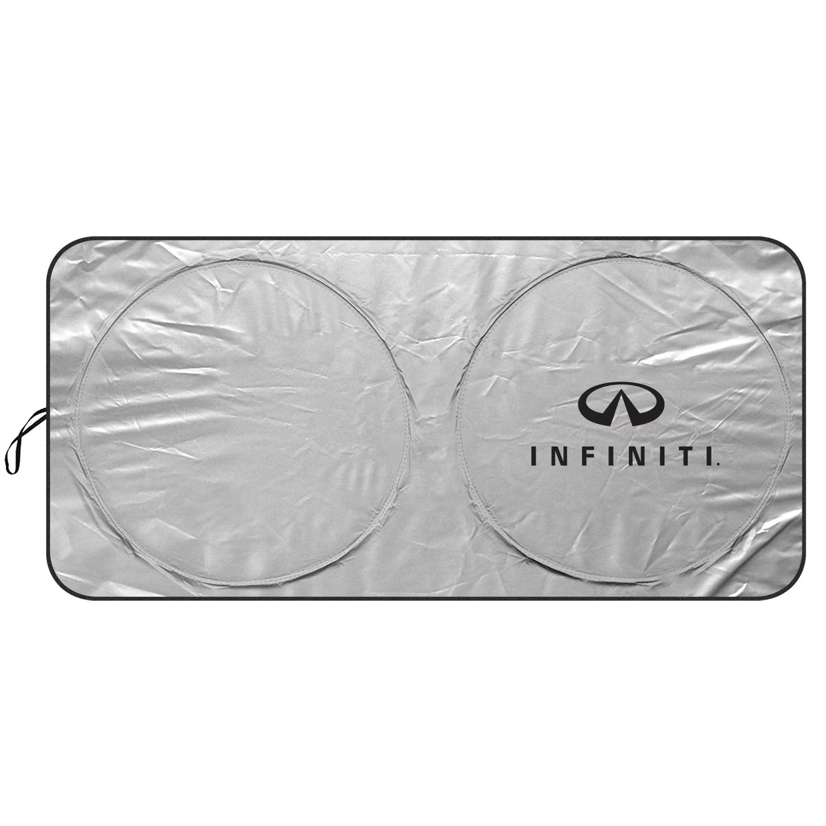 75.5"x 37.5" Silver Reflective Fabric Windshield Sun Shade D480670