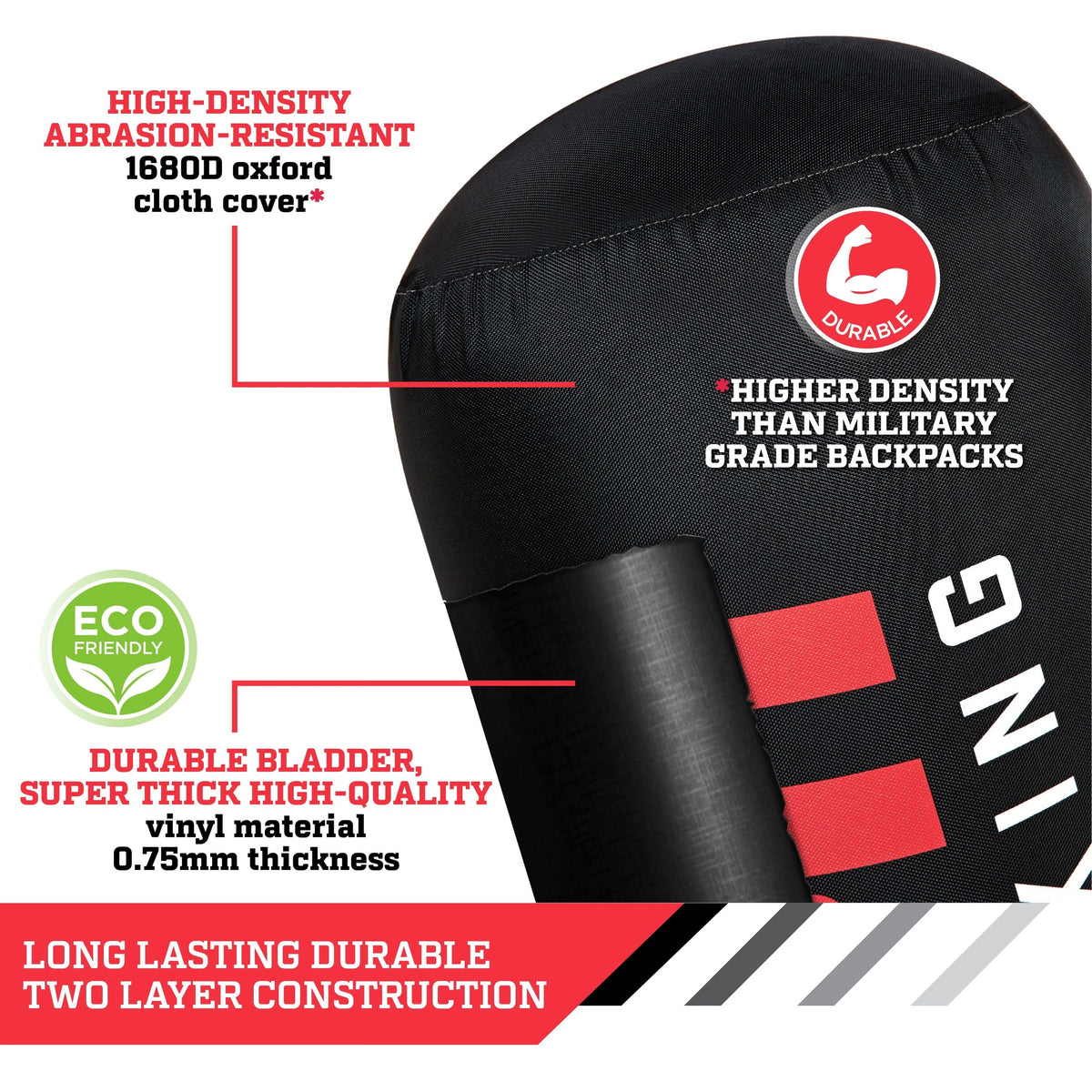 Black Heavy Duty Inflatable Punching Bag Z993