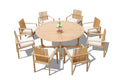 Grade-A Teak 9 Pc 8 Seater Dining Set A280