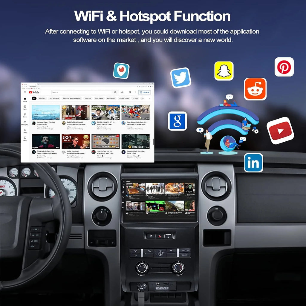 Android 13 9 Inch Touchscreen Car Stereo Radio with Backup Camera K847578