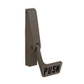 Dark Bronze 10 Series Left-Hand Reverse Bevel Paddle Concealed Vertical Rod Exit Device Q4541