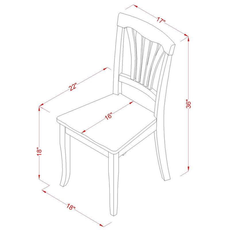 3PC Round 36 inch Table and 2 Chairs O665