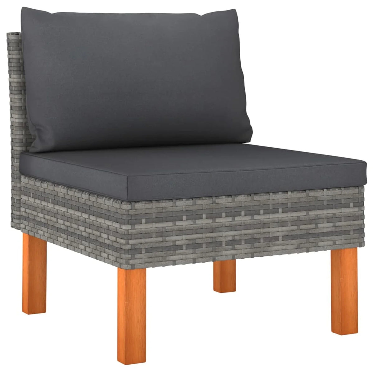 12 Piece Gray Poly Rattan Patio Conversation Set B31664