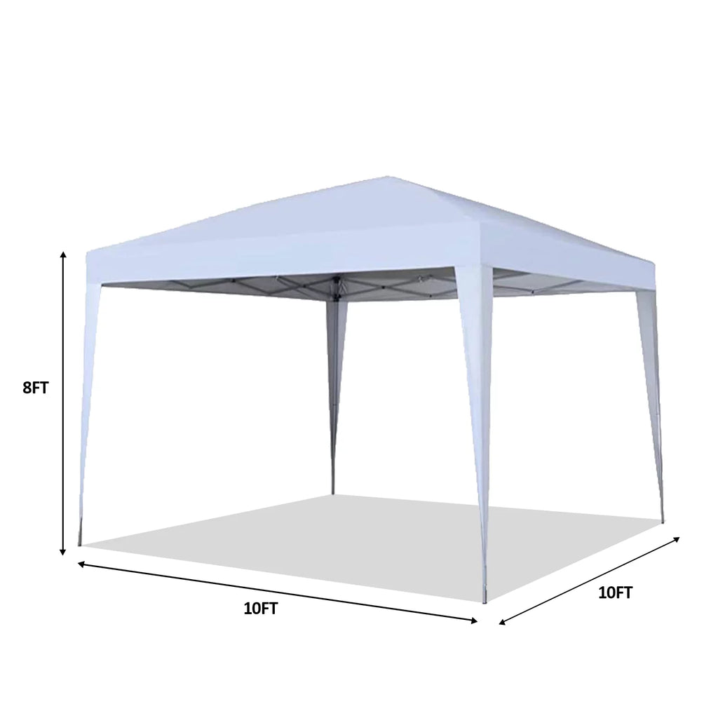 10 x 10 FT White Pop Up Canopy Tent O17963