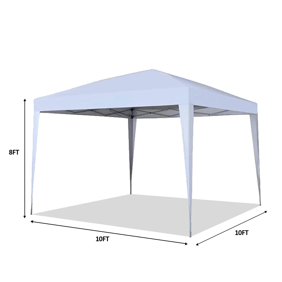 10 x 10 FT White Pop Up Canopy Tent O17963