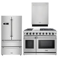 48 Propane Gas Range, Refrigerator, and Dishwasher Package Z448608