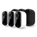 White 2K Wireless Outdoor Security Camera 3 Cam Z109298