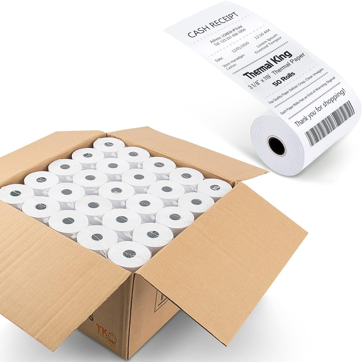 2-1/4 x 85' Thermal Paper, 100 Rolls M718838