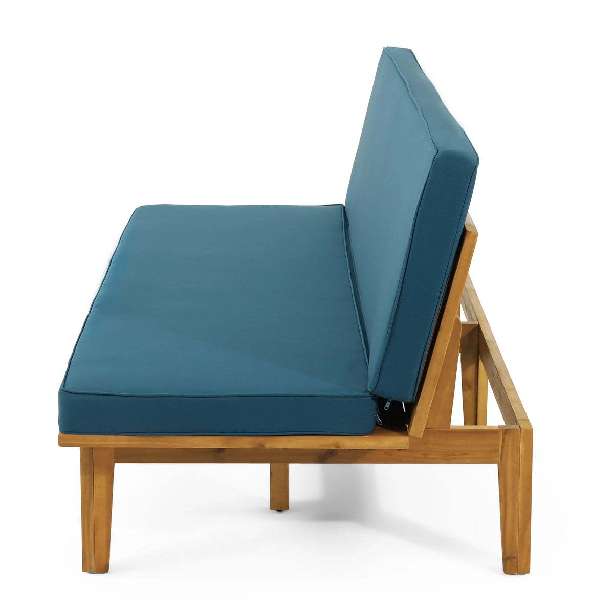 Acacia Wood Convertible Daybed with Cushion P89822