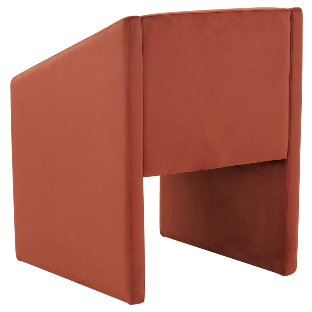 Modern Velvet Solid Armchair O2830