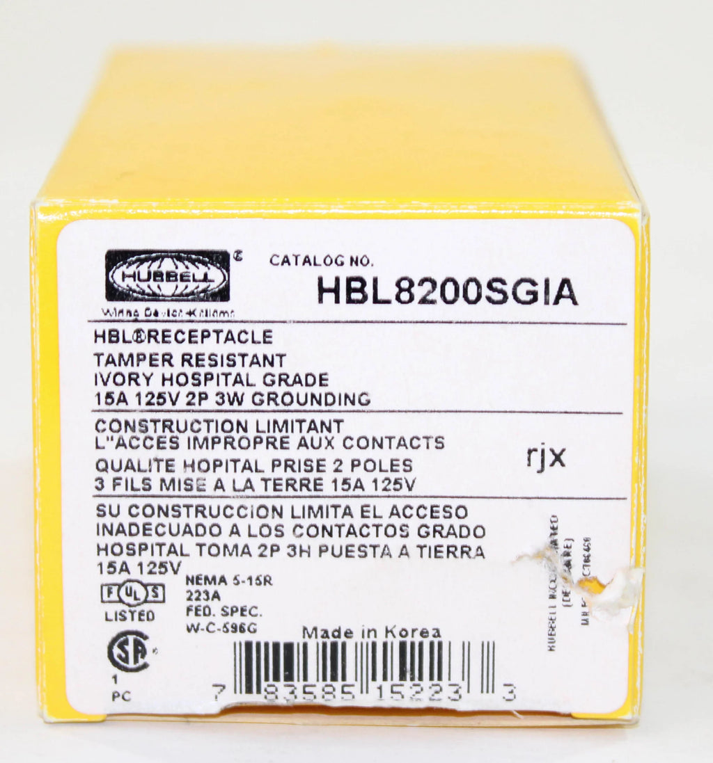 Ivory 15 A Receptacle L9235