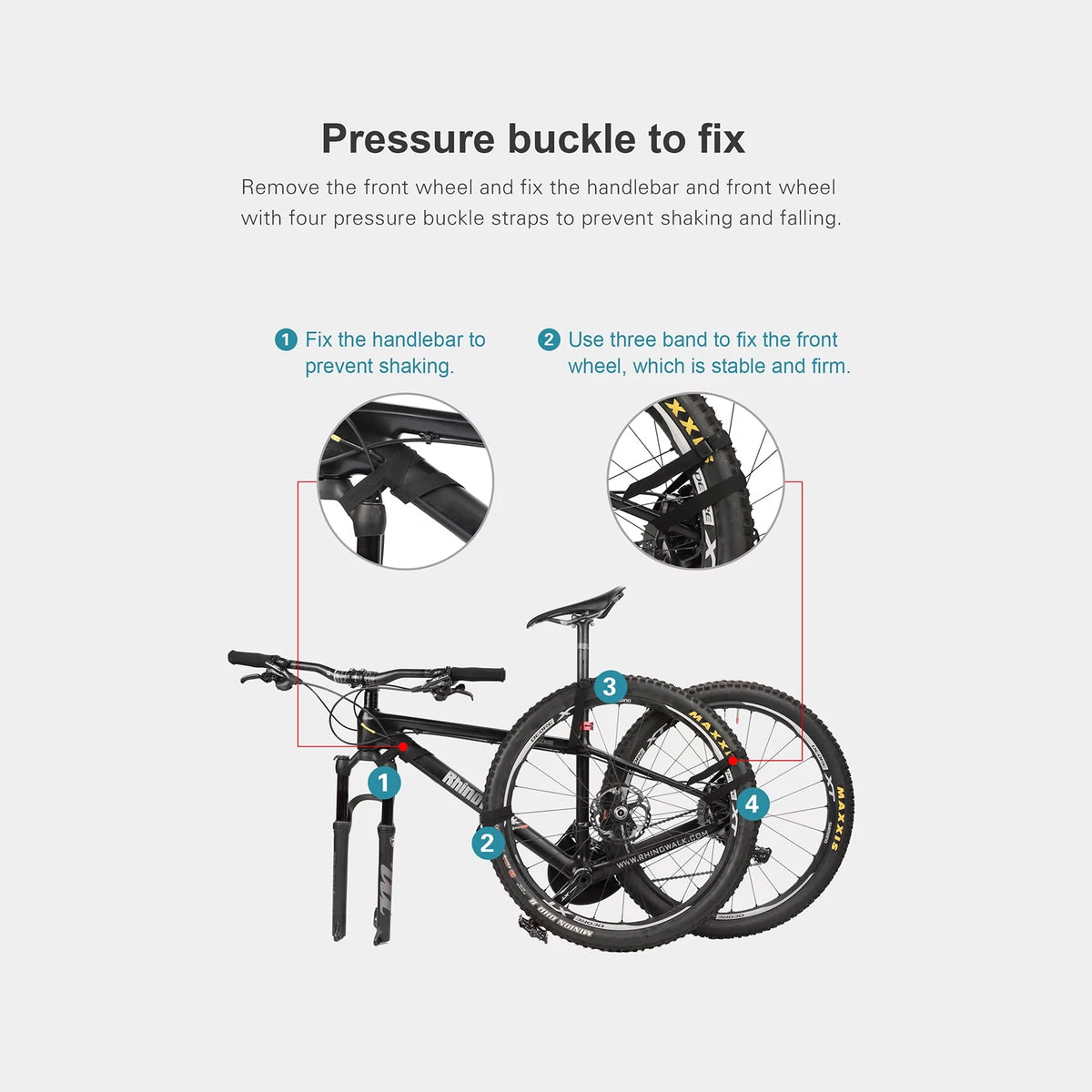 26-27.5 Inch Portable Mountain Bike Carry Bag I13640