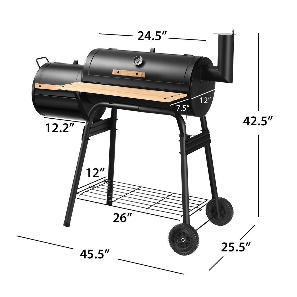 Charcoal BBQ Grill Smoker E446854