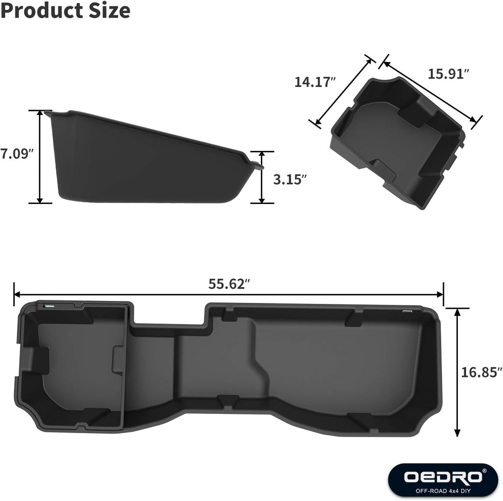 Rear Under Seat Storage Box for Crew Cab Q3787