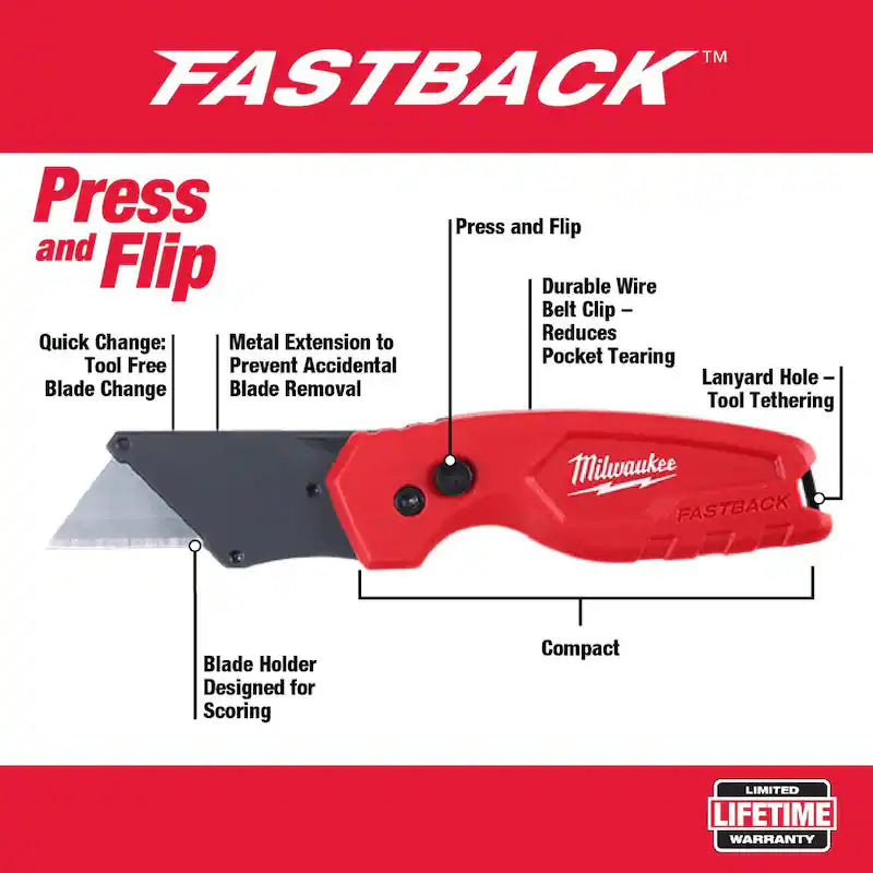 Compact Tape Measure with Folding Utility Knife B303165