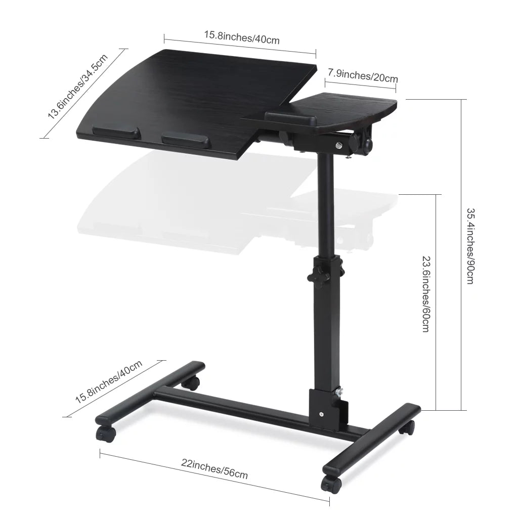 Adjustable Rolling Laptop Desk J119453