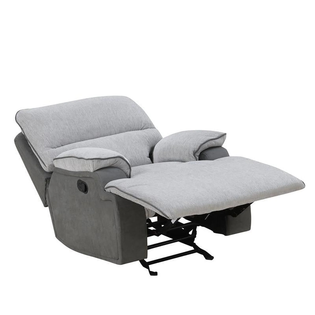 Light Gray Fabric Recliner Chair J272984