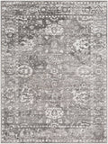 Charcoal Distressed Area Rug P1680