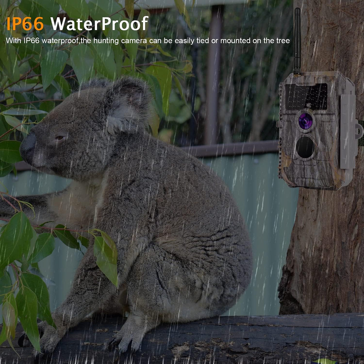 Wireless WiFi Trail Camera 24MP 1296P Night Vision Waterproof K19628