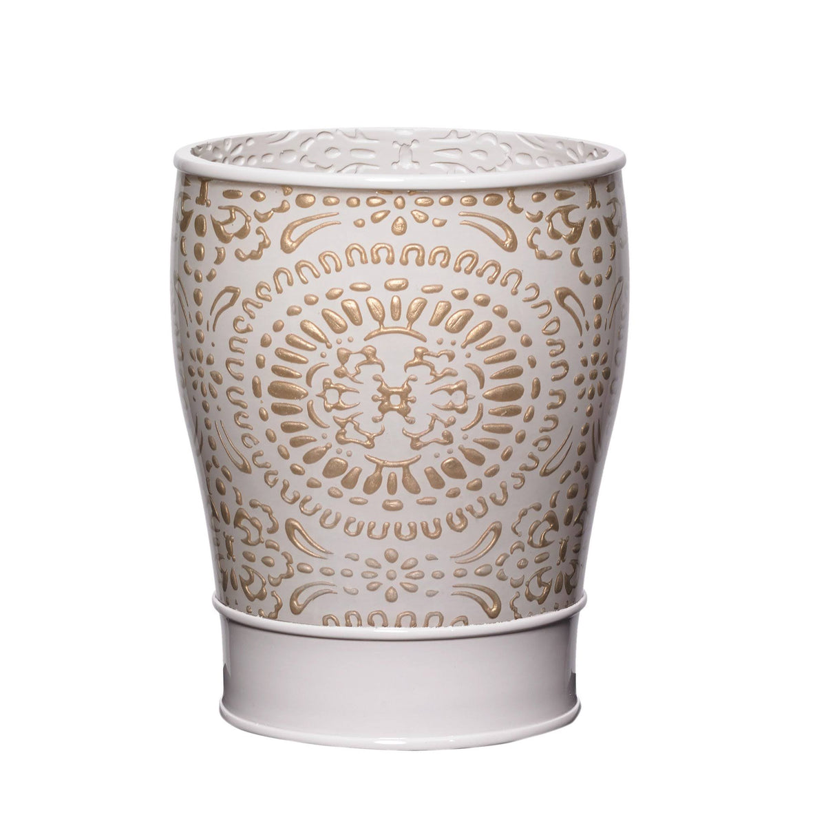 Beige Wastebasket C174