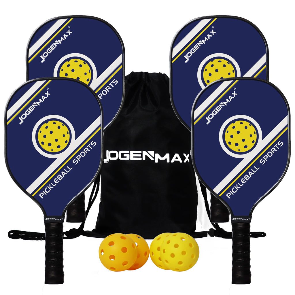 Pickleball Set of 4 with Balls E308136