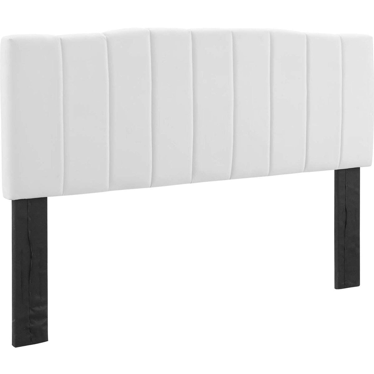 White Performance Velvet Headboard G182