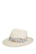 Punta Cana Shantung Fedora Hat R798880