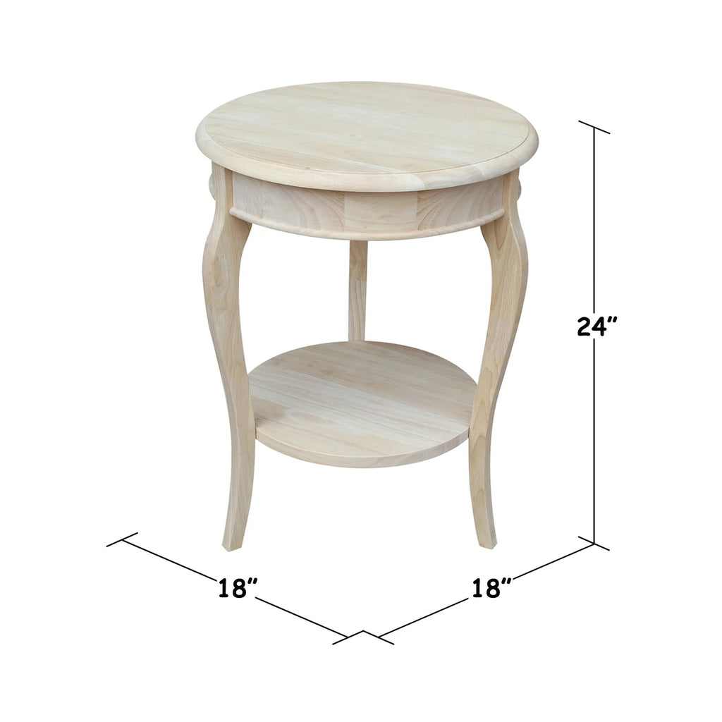 Round End Table Q154