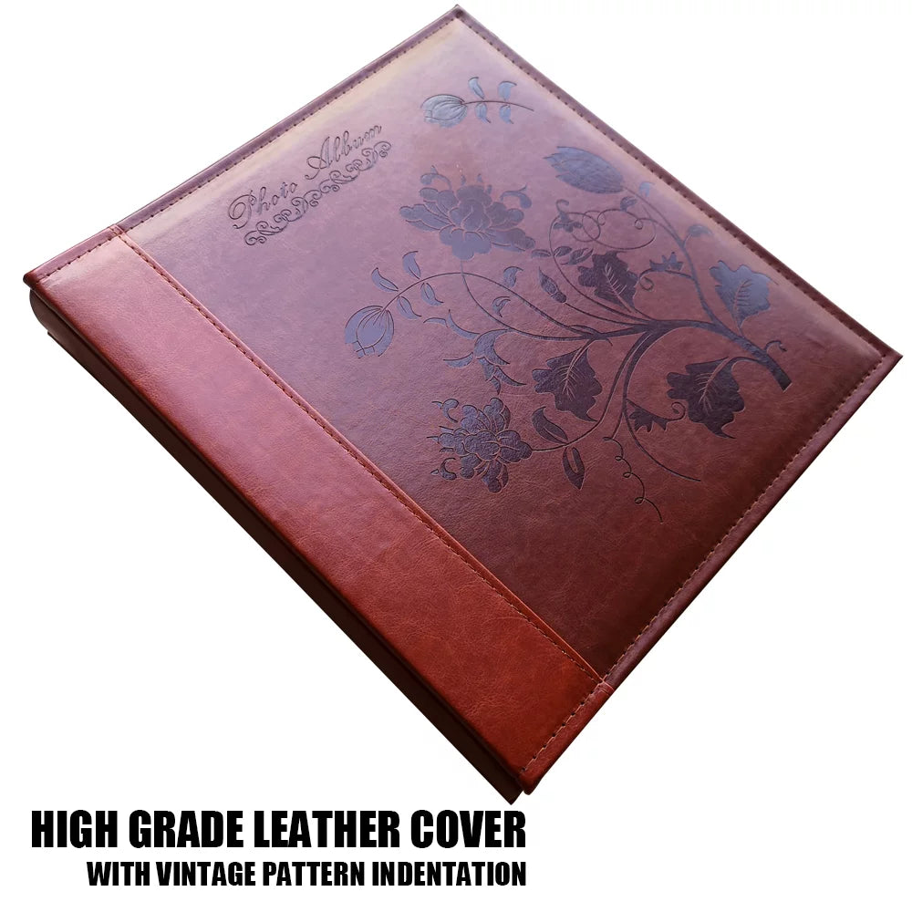 4x6 600 Pockets Photo Album with Leather Cover P3181
