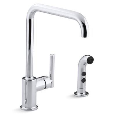 Two-Hole Kitchen Sink Faucet with Sidespray C11040
