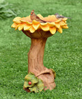 Carved Resin Birdbath G296